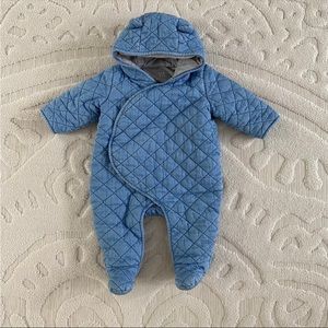 Baby Gap Denim Pram/Bunting 3-6 months